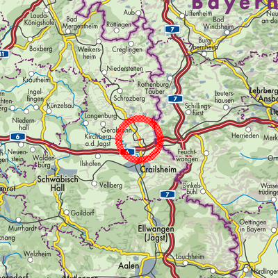 Landkarte Wallhausen