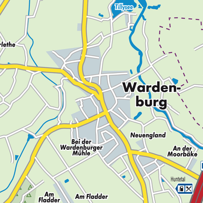 Übersichtsplan Wardenburg