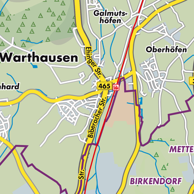 Übersichtsplan Warthausen