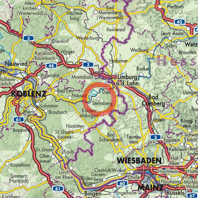 Landkarte Wasenbach