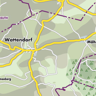 Übersichtsplan Wattendorf