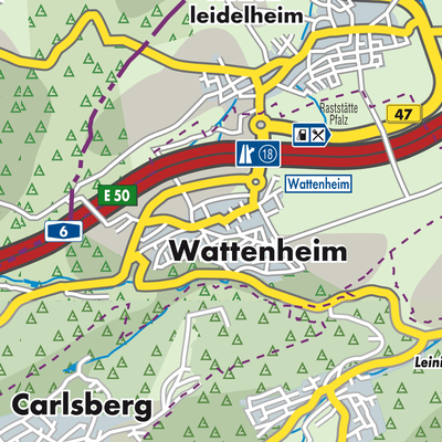 Übersichtsplan Wattenheim