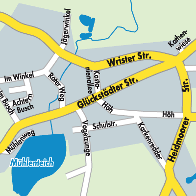 Stadtplan Weddelbrook