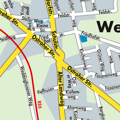 Stadtplan Weddingstedt
