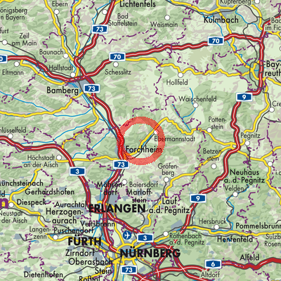 Landkarte Weilersbach