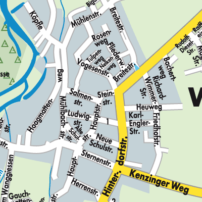 Stadtplan Weisweil