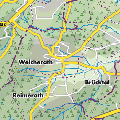 Übersichtsplan Welcherath