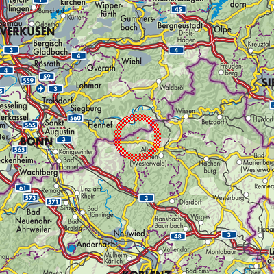 Landkarte Werkhausen