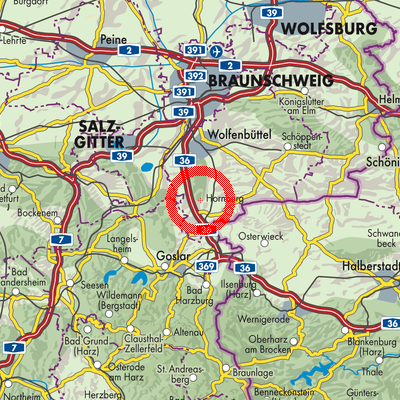 Landkarte Werlaburgdorf