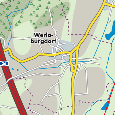 Übersichtsplan Werlaburgdorf