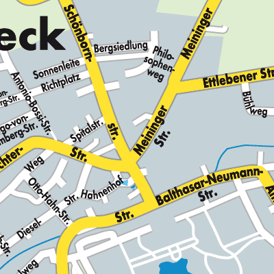 Stadtplan Werneck
