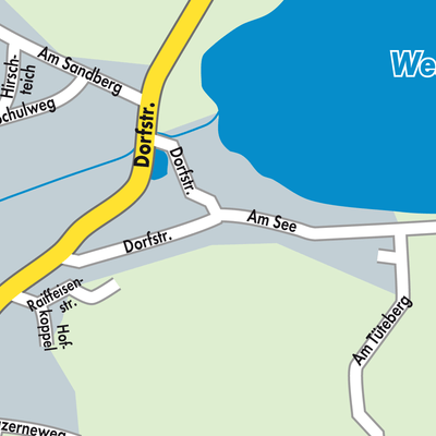 Stadtplan Westensee
