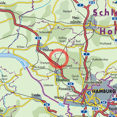 Landkarte Westerhorn