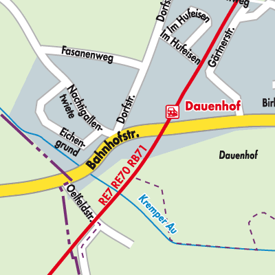 Stadtplan Westerhorn
