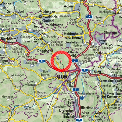 Landkarte Westerstetten