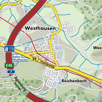 Übersichtsplan Westhausen