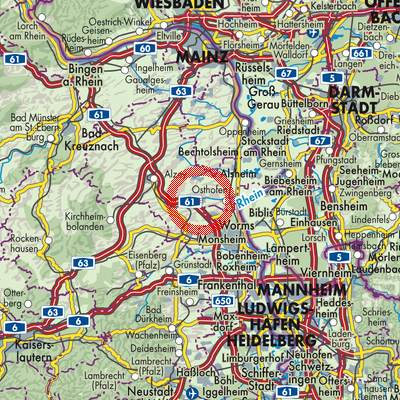 Landkarte Westhofen