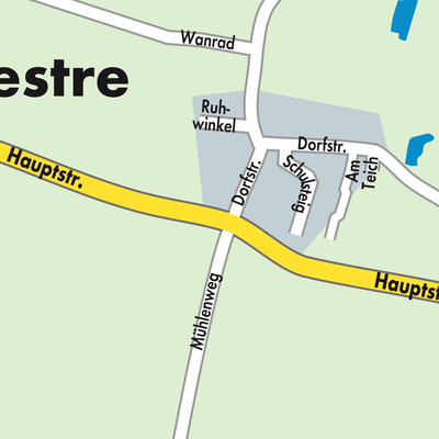 Stadtplan Westre
