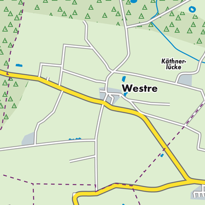 Übersichtsplan Westre