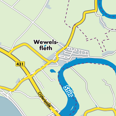 Übersichtsplan Wewelsfleth