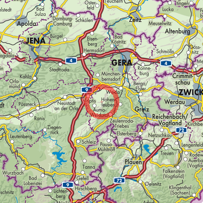 Landkarte Wiebelsdorf