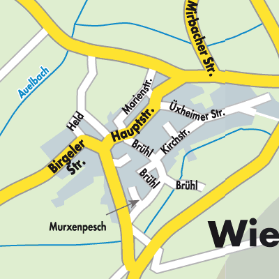 Stadtplan Wiesbaum