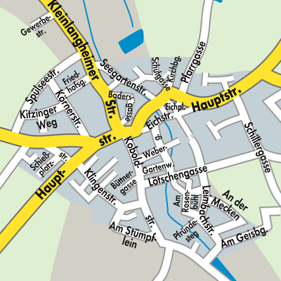 Stadtplan Wiesenbronn