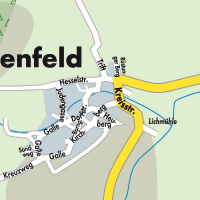 Stadtplan Wiesenfeld