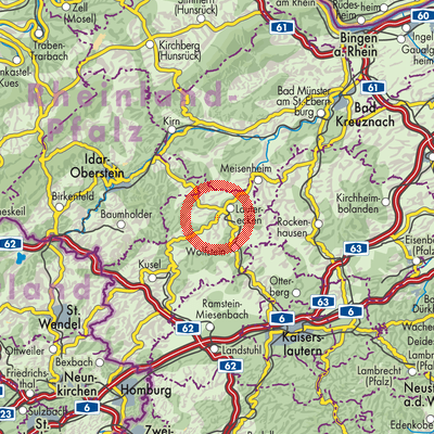 Landkarte Wiesweiler