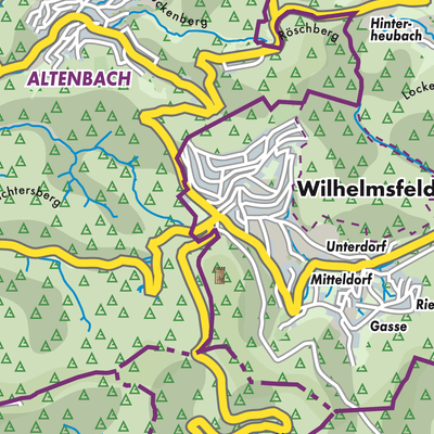 Übersichtsplan Wilhelmsfeld