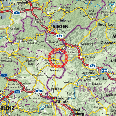 Landkarte Willingen