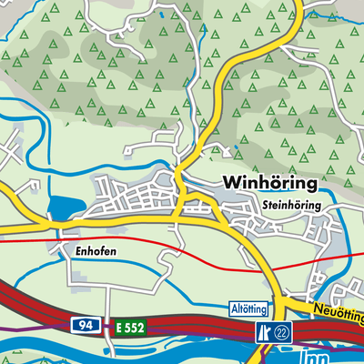 Übersichtsplan Winhöring