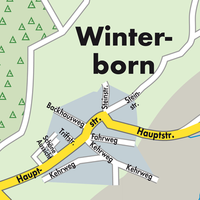 Stadtplan Winterborn