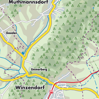 Übersichtsplan Gemeinde Winzendorf-Muthmannsdorf