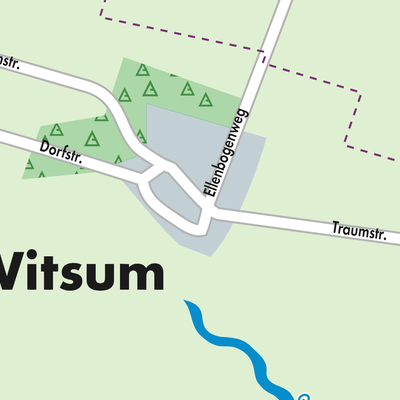 Stadtplan Witsum