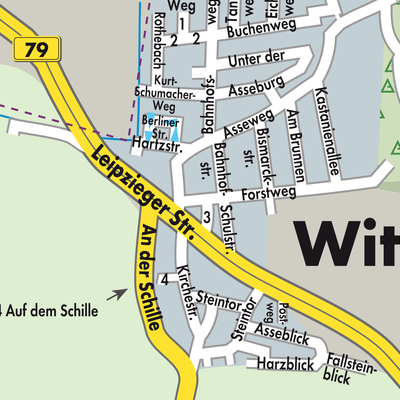 Stadtplan Wittmar