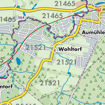 Übersichtsplan Wohltorf