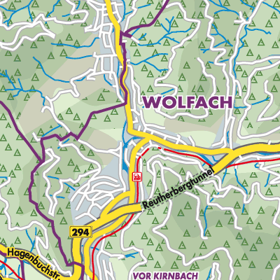 Übersichtsplan Wolfach