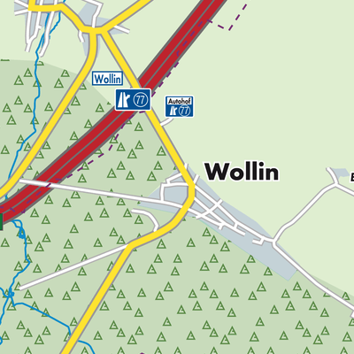 Übersichtsplan Wollin