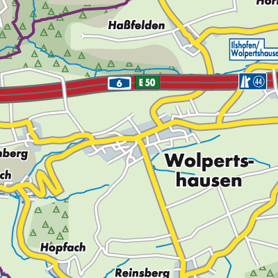 Übersichtsplan Wolpertshausen