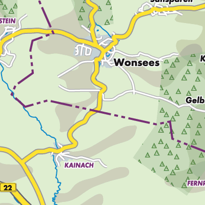 Übersichtsplan Wonsees