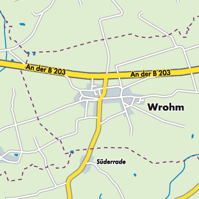 Übersichtsplan Wrohm