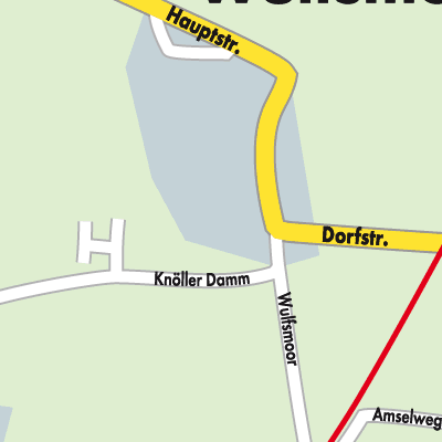 Stadtplan Wulfsmoor
