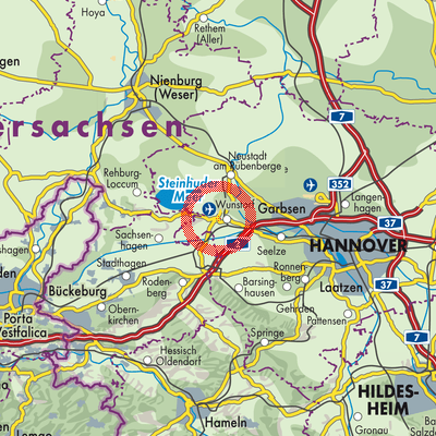 Landkarte Wunstorf