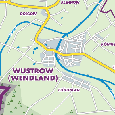 Übersichtsplan Wustrow