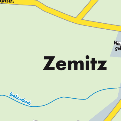 Stadtplan Zemitz
