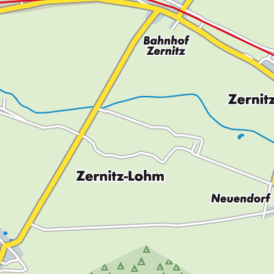 Übersichtsplan Zernitz-Lohm