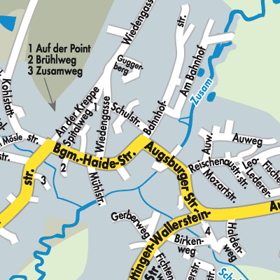 Stadtplan Ziemetshausen