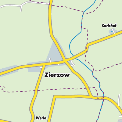 Übersichtsplan Zierzow