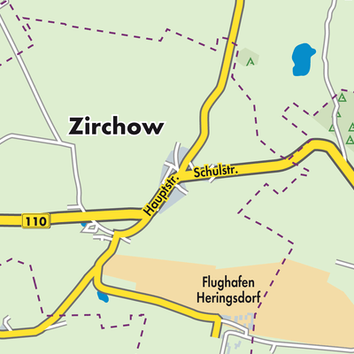 Übersichtsplan Zirchow